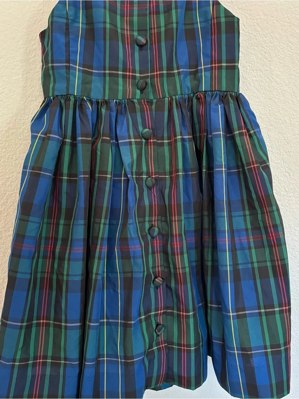 Ralph Lauren Girls Classic Plaid Dress